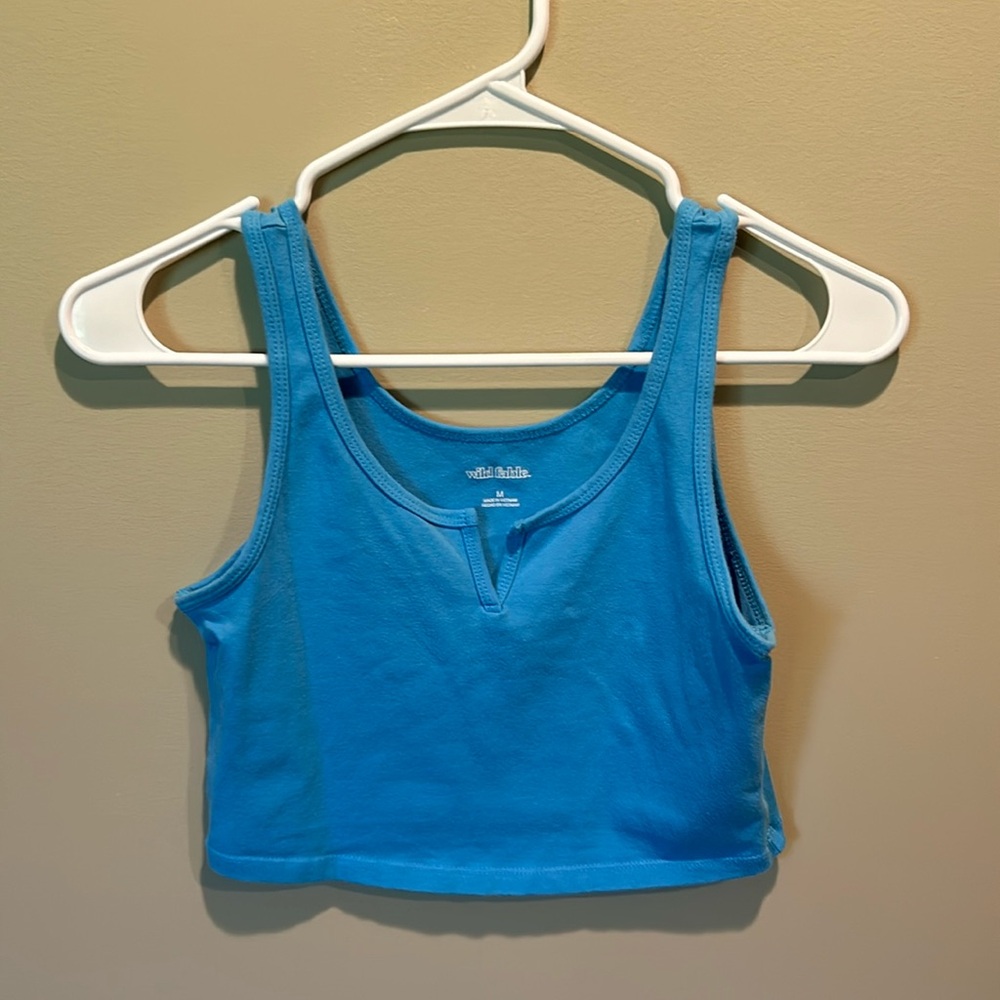 blue wild fable tank top